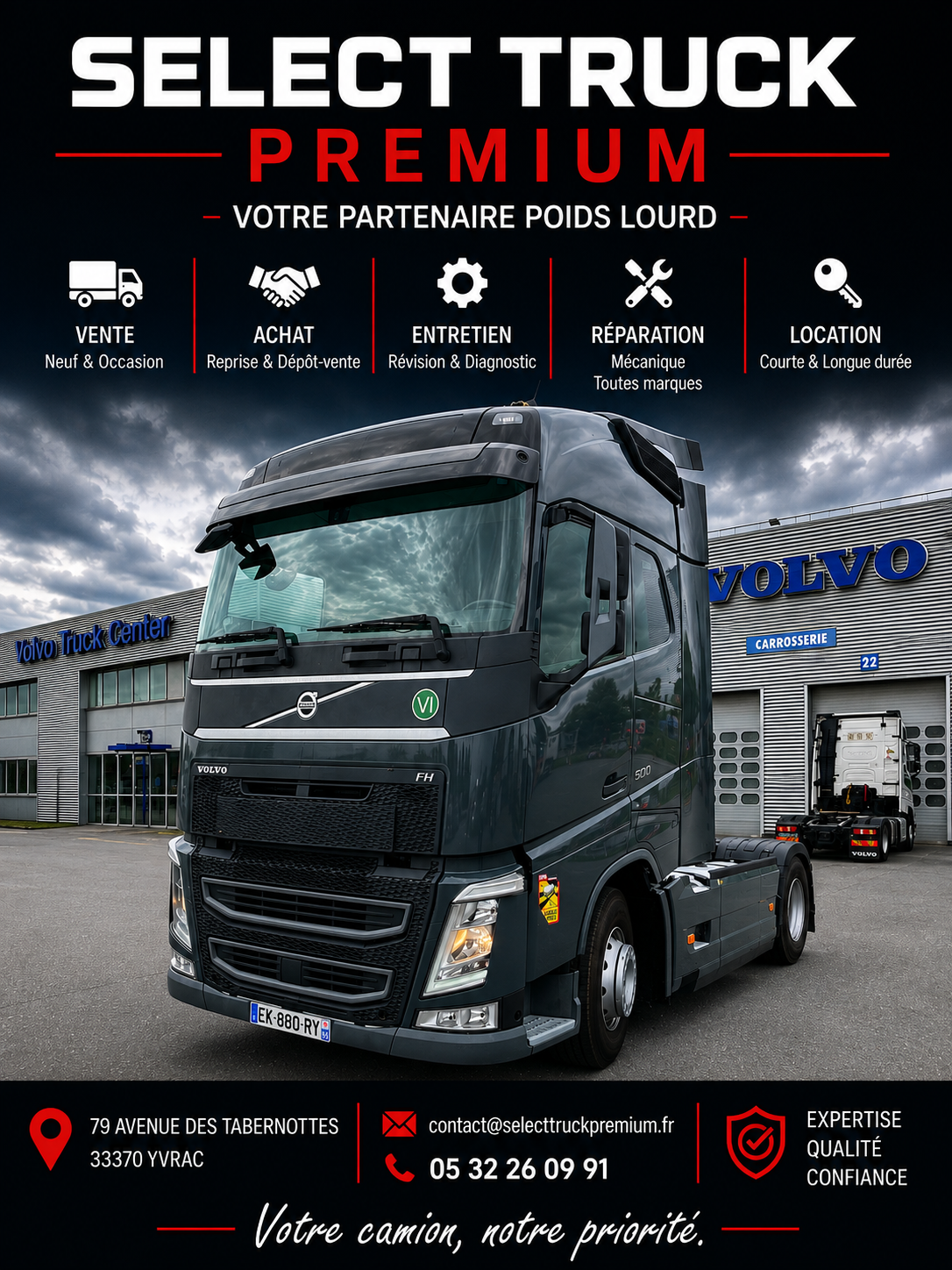 VOLVO FH 13 500CH -2017 - 677 529 kms