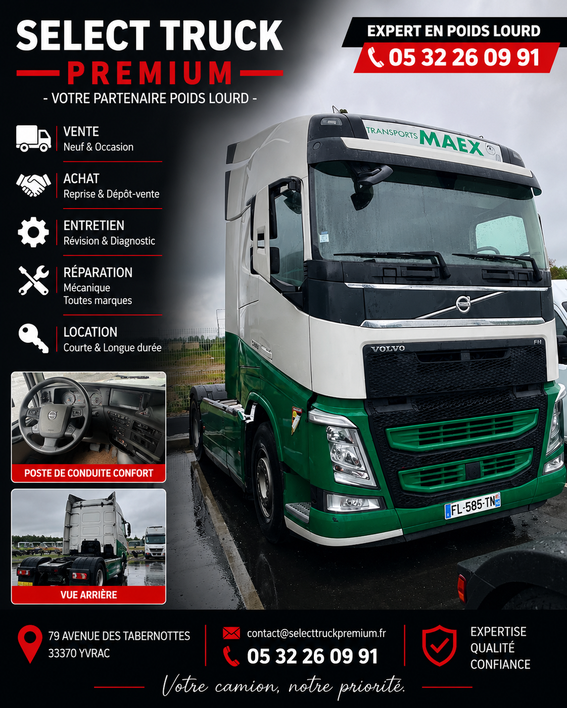 VOLVO FH 13 500CH - 2019 - 860639 kms