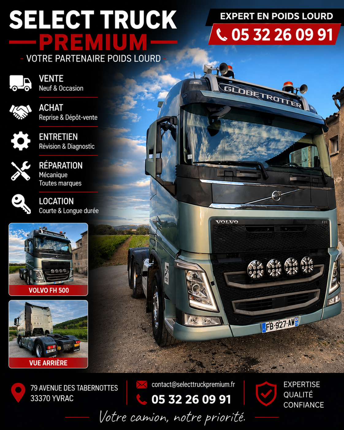 Volvo FH 540 6x4 -2018 - 865837 KMS