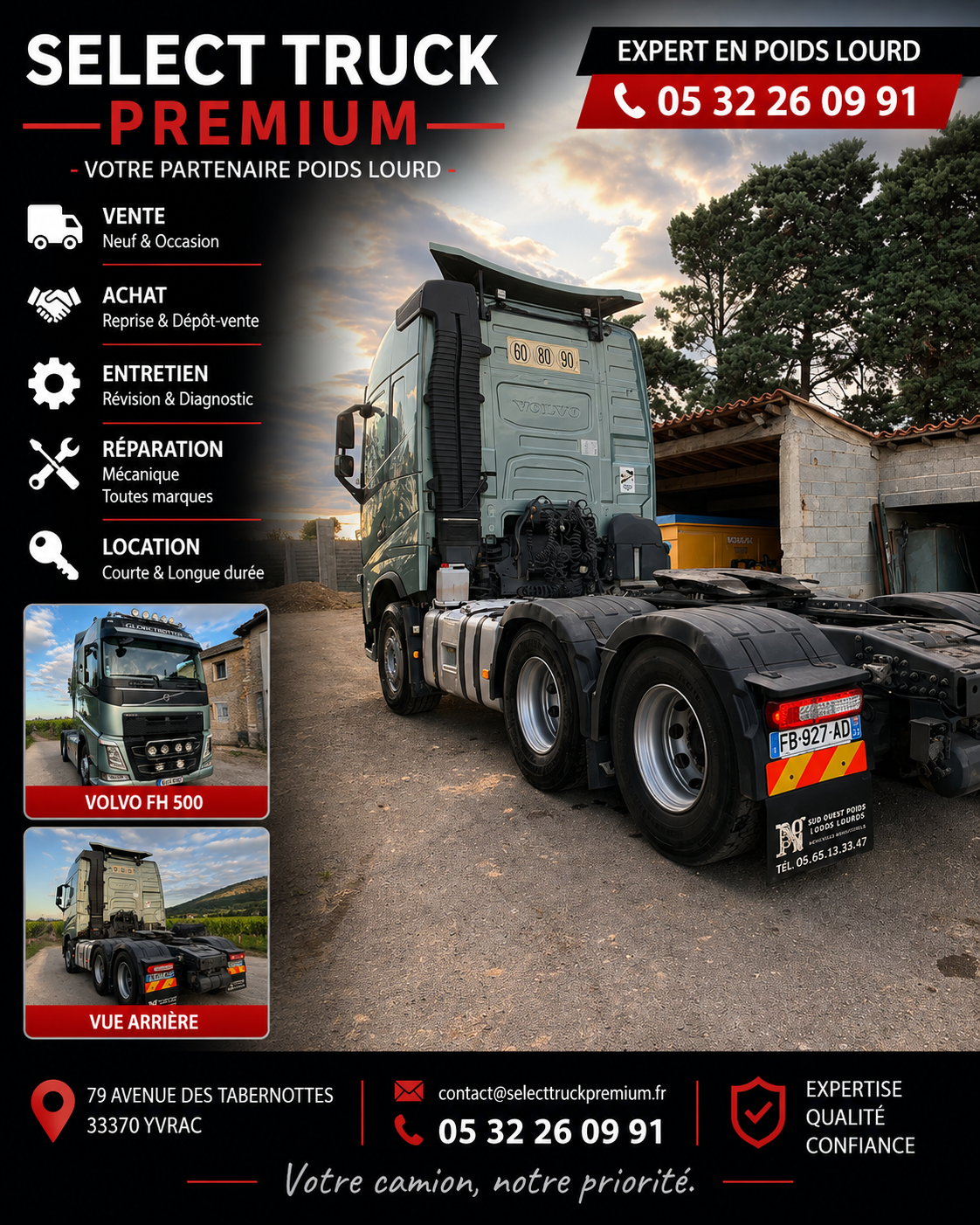 Volvo FH 540 6x4 -2018 - 865837 KMS – Image 2