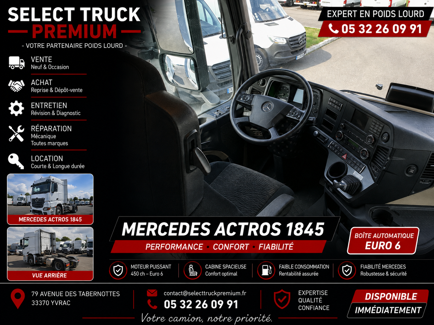 Mercedes-Benz ACTROS 1843 LS - 2018- 801 400 km – Image 2