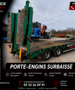 Semi-remorque porte engin CASTERA -2012