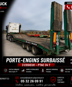 Semi-remorque porte engin ACTM-2001