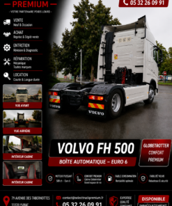 Alternative view of VOLVO FH 500 GLOBETROTTER- 2021- 886 000 KM